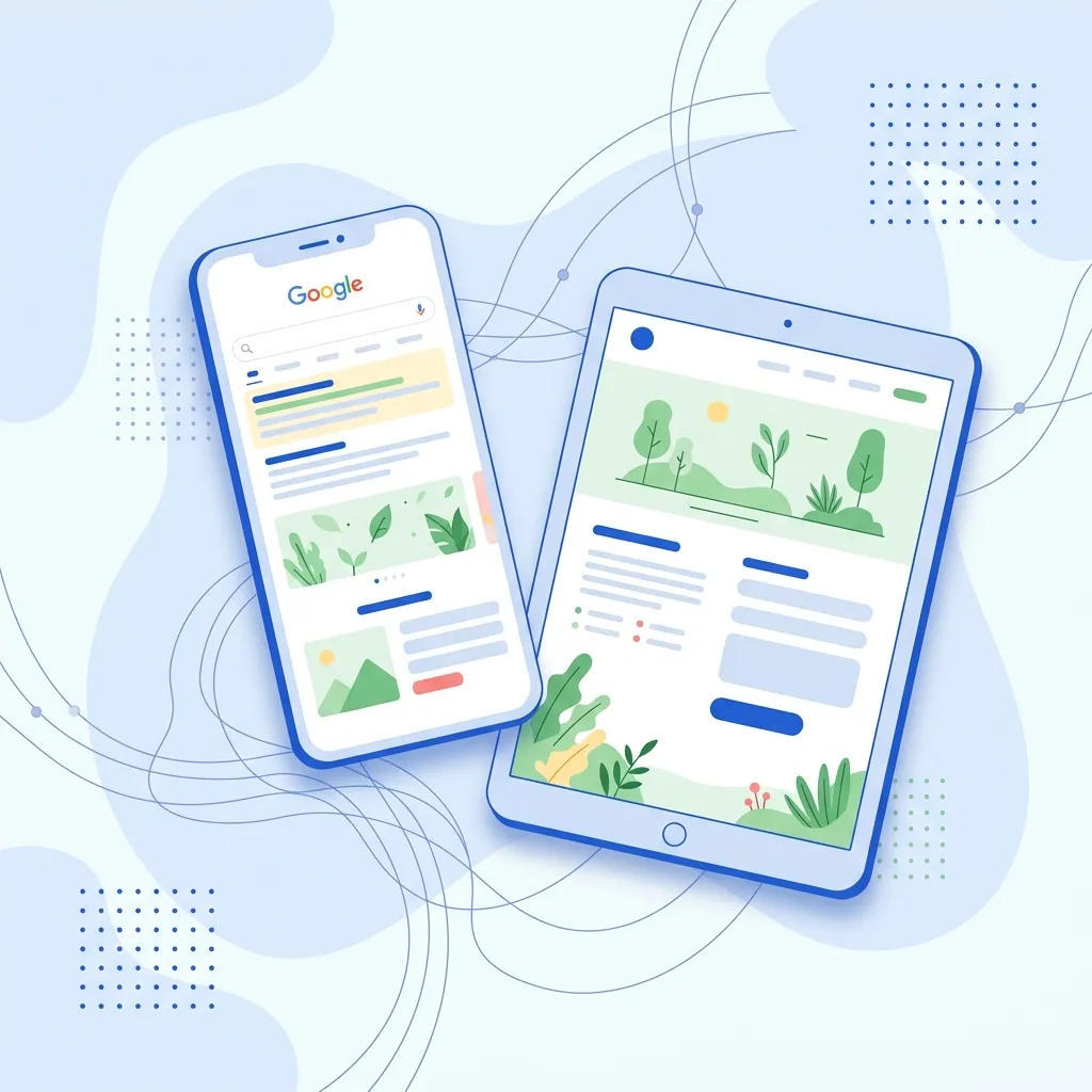 Google Ads search campaigns for landscaping services